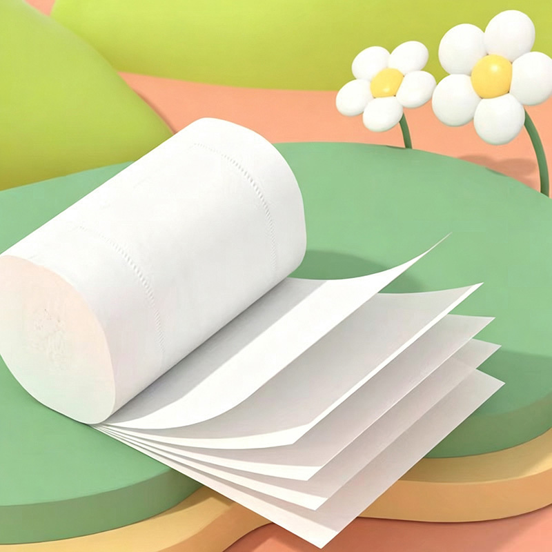 Virgin Wood Pulp Toilet Paper
